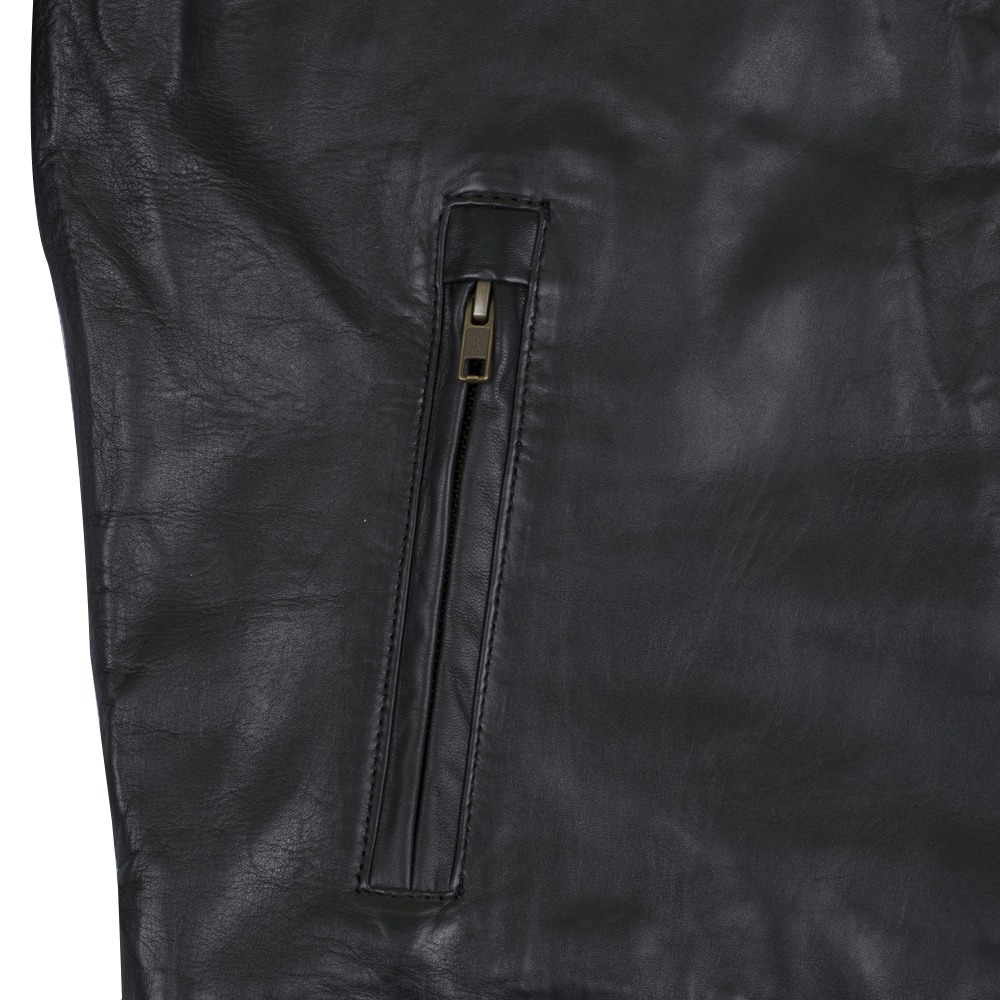 Men's Official Ducati Black Leather and Textile Motorcycle Jacket